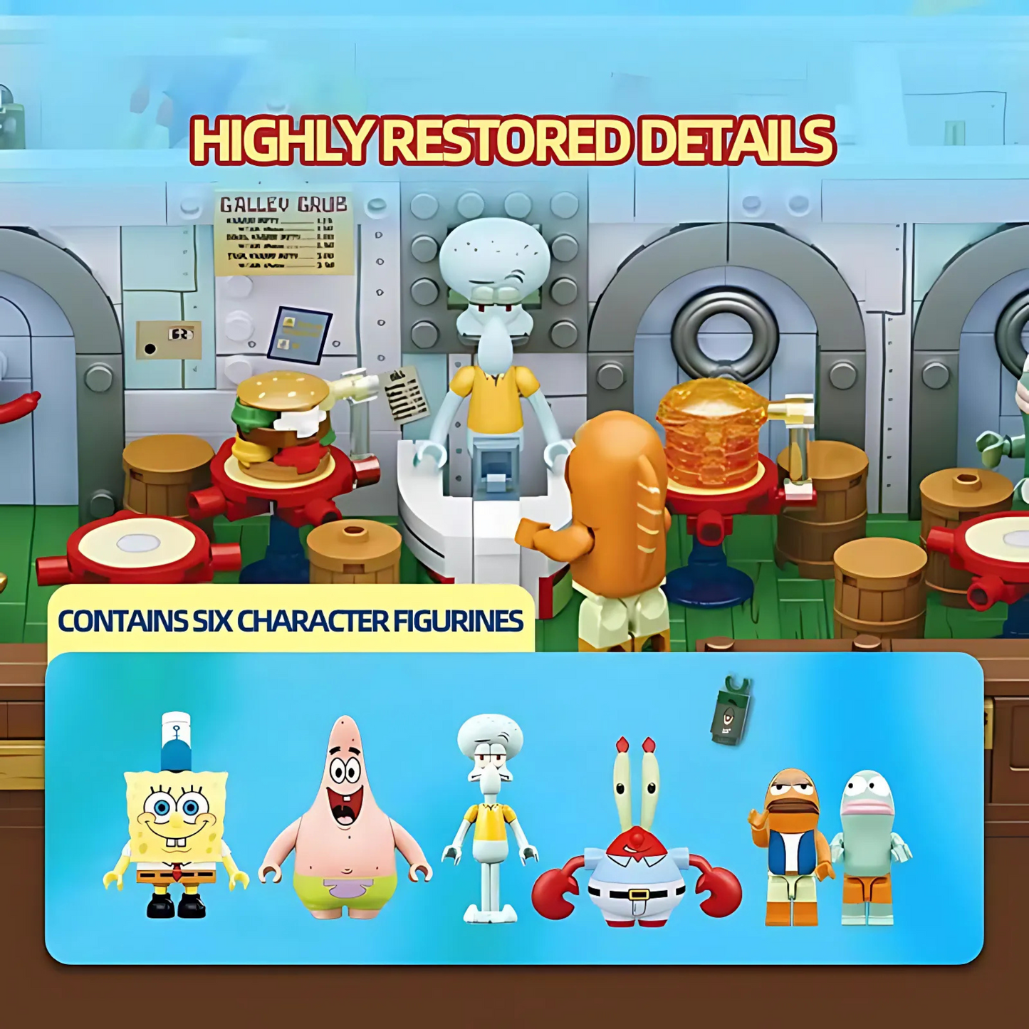 Krusty Krab Brick Set
