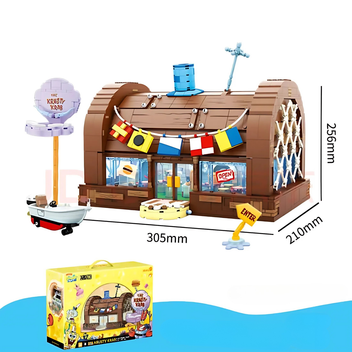 Krusty Krab Brick Set