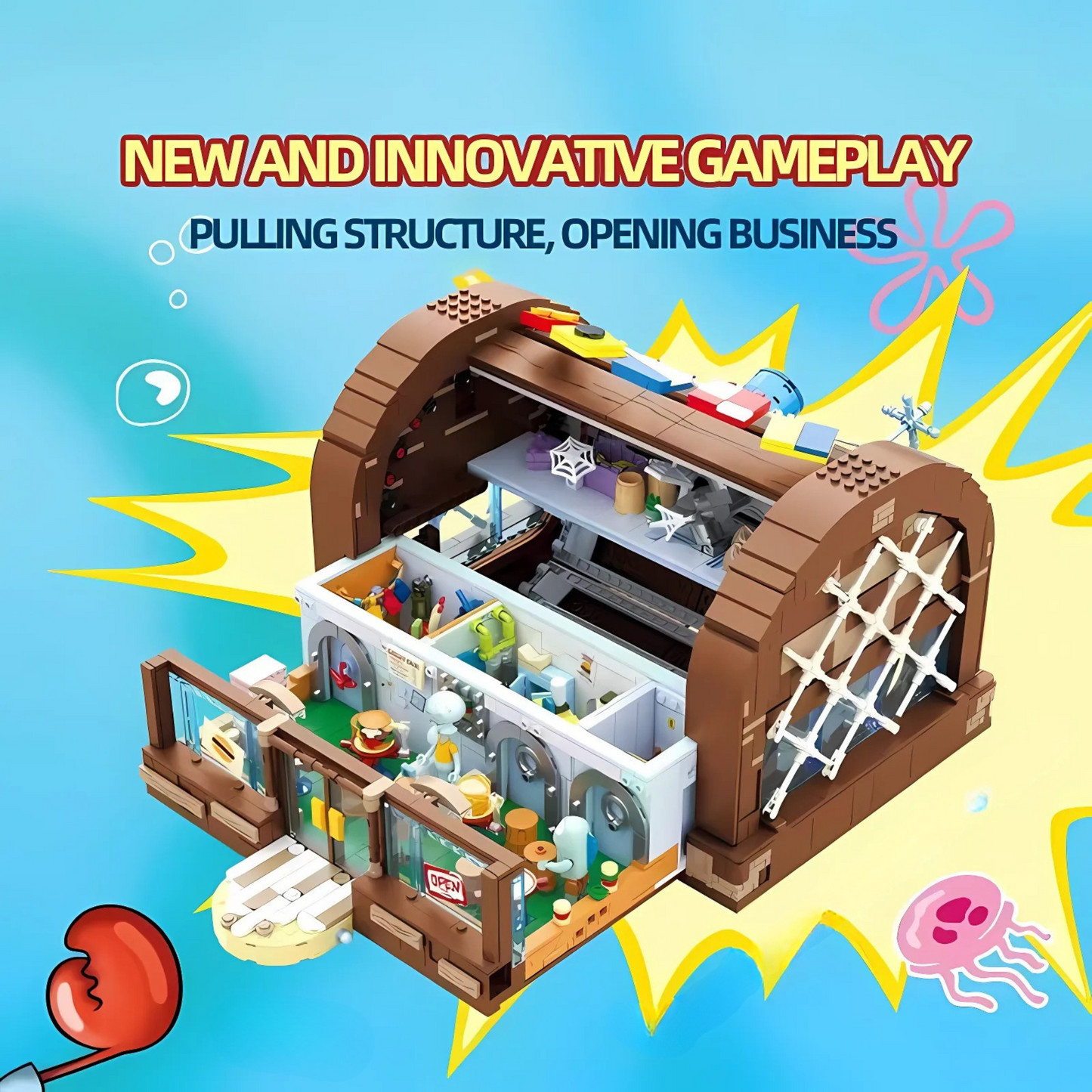 Krusty Krab Brick Set