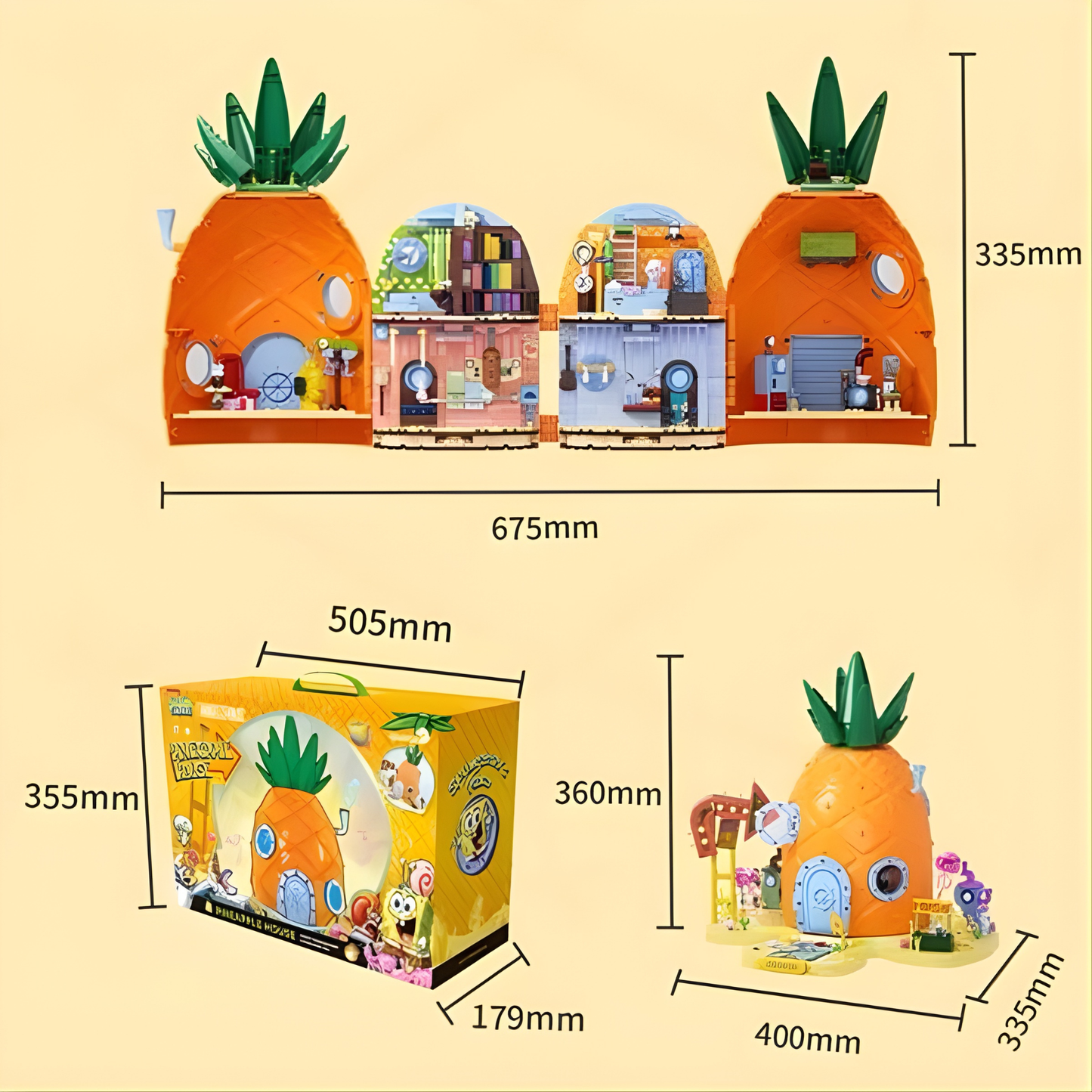 SpongeBob Pineapple House Brick Set