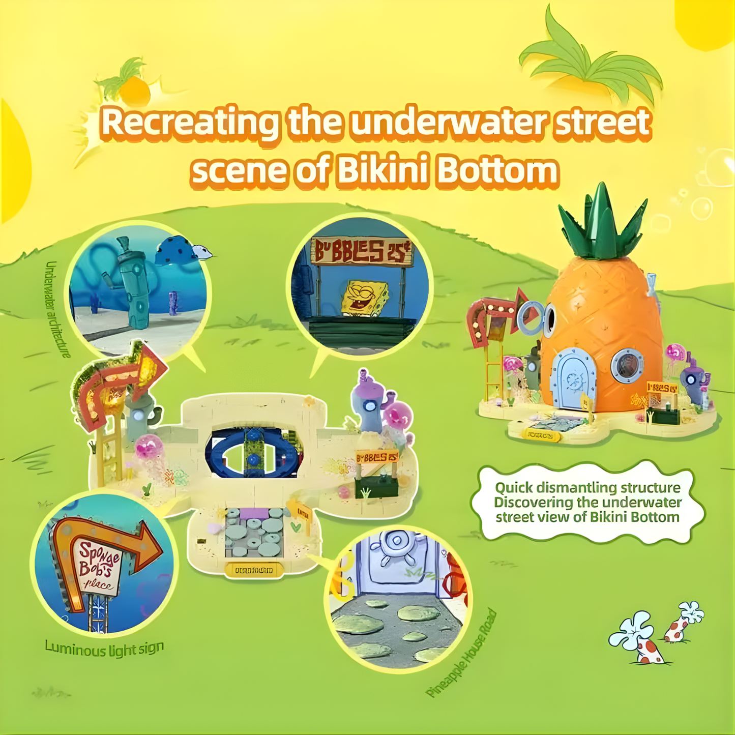 SpongeBob Pineapple House Brick Set