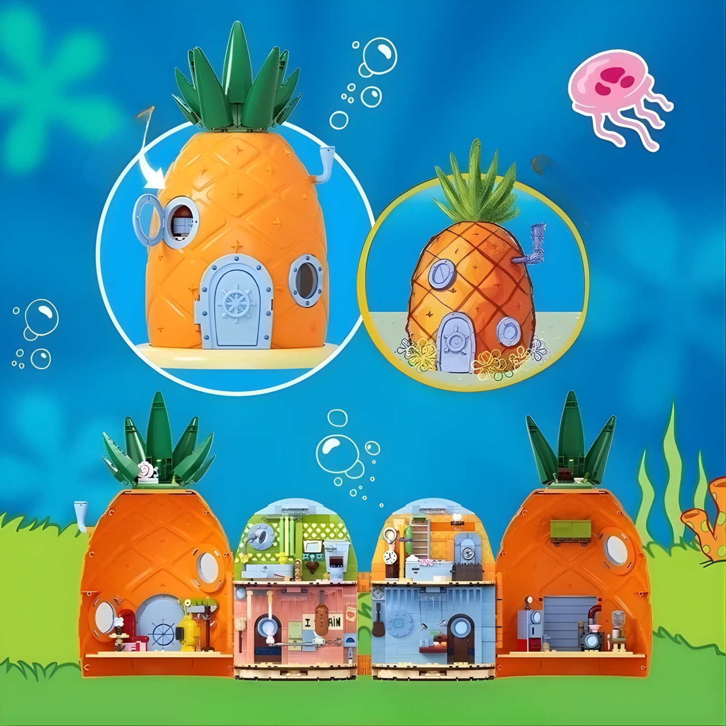 SpongeBob Pineapple House Brick Set